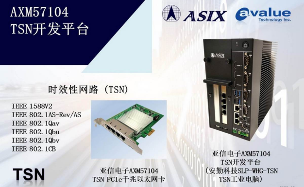 亚信电子与安勤科技携手共创TSN技术新浪潮